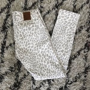 Lucky brand leopard jeans